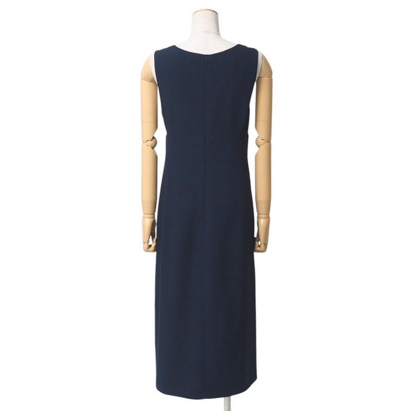 PRADA one piece DNA881 Acetate 72% Viscose Rayon 28% Navy Women 40