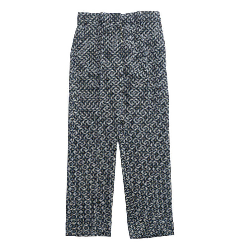 PRADA Pants P281D wool Blue x Black type Women 38S