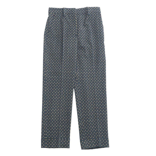 PRADA Pants P281D wool Blue x Black type Women 38S