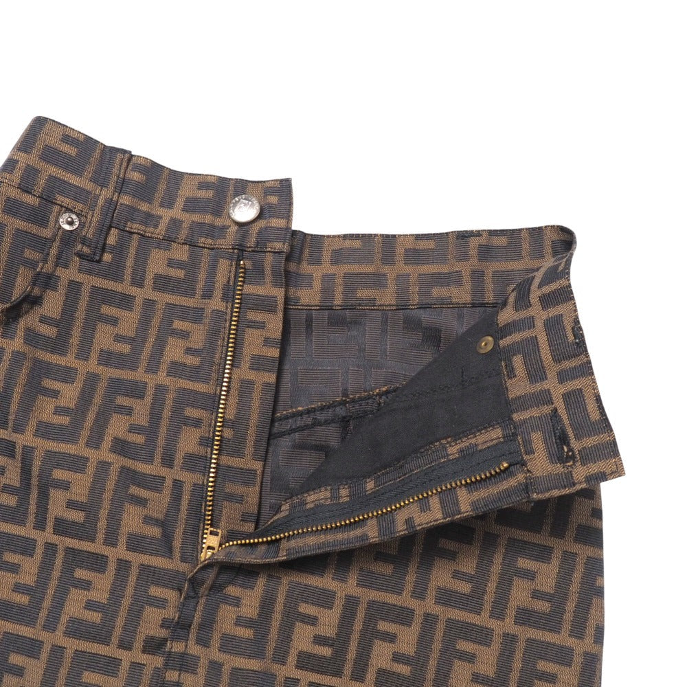 FENDI Mini skirt polyester Brown type 38
