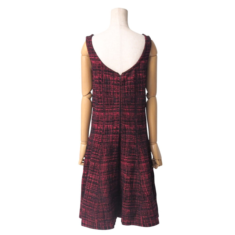 PRADA one piece cotton Red black 123198 S142 1HVG 40S