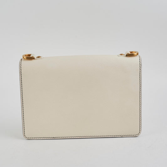Christian Dior Ja'Dior Flap Bag Cream