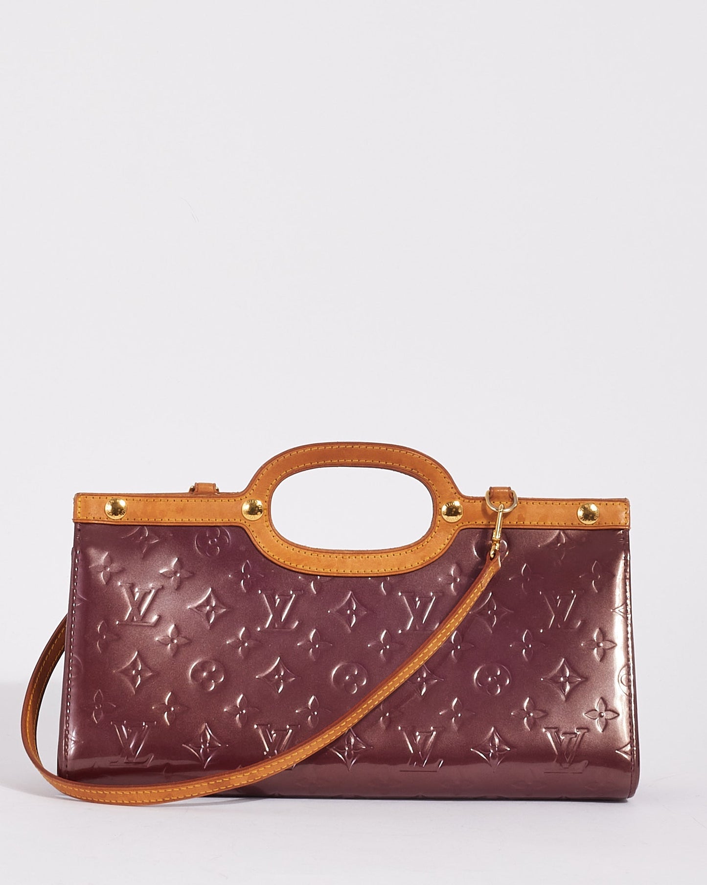 Louis Vuitton Purple (Violet) Monogram Vernis Roxbury Drive 2way Tote