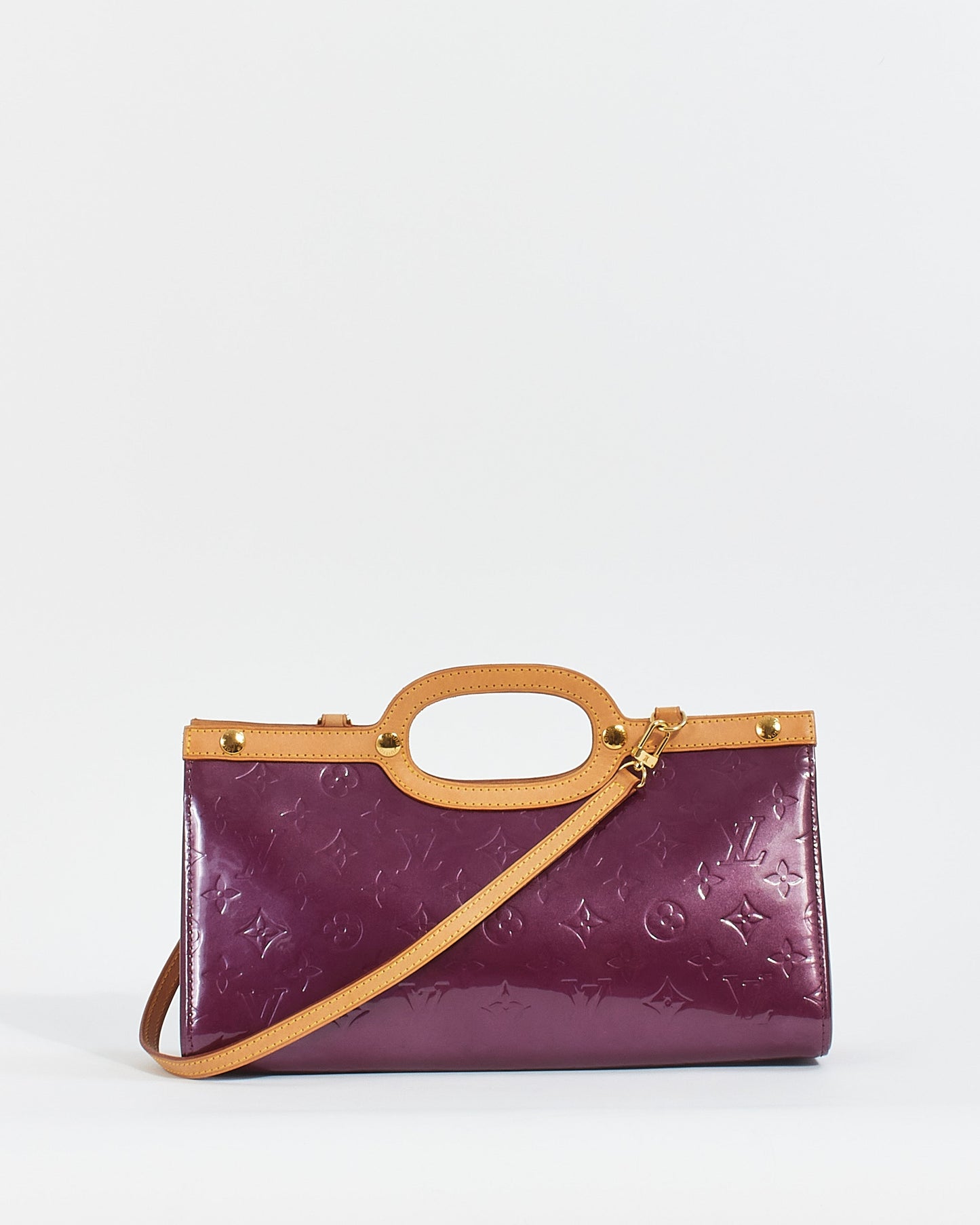 Louis Vuitton Purple Vernis Roxbury Drive Two-Way Bag
