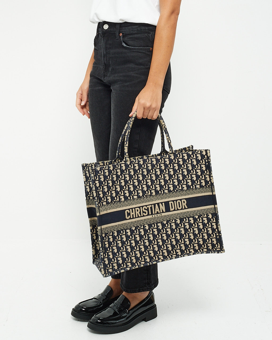 Dior Book Tote Canvas Tote