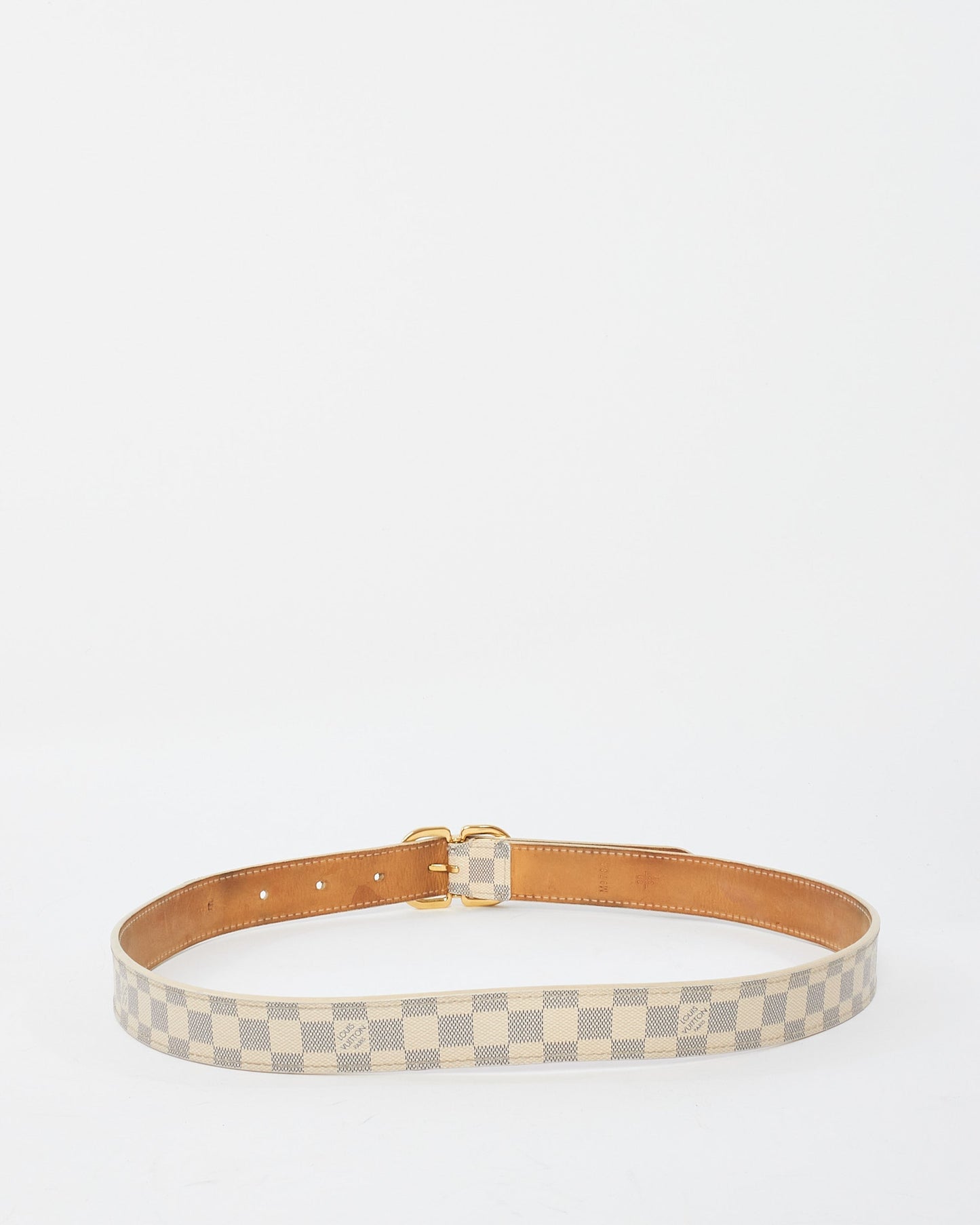 Louis Vuitton Damier Azur Canvas 25mm Mini Belt - 80/32