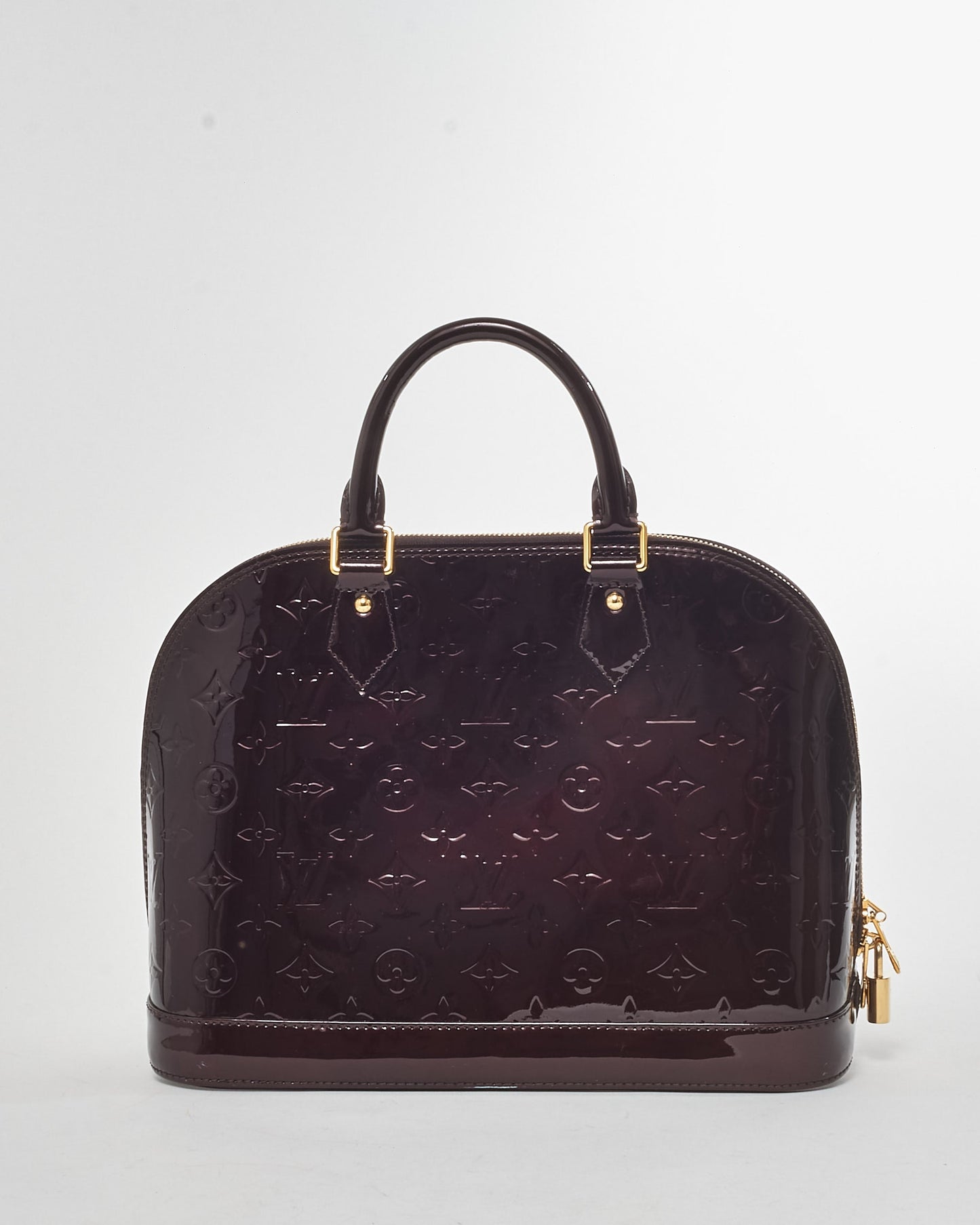 Louis Vuitton Purple Amarante Monogram Vernis Leather Alma PM Bag