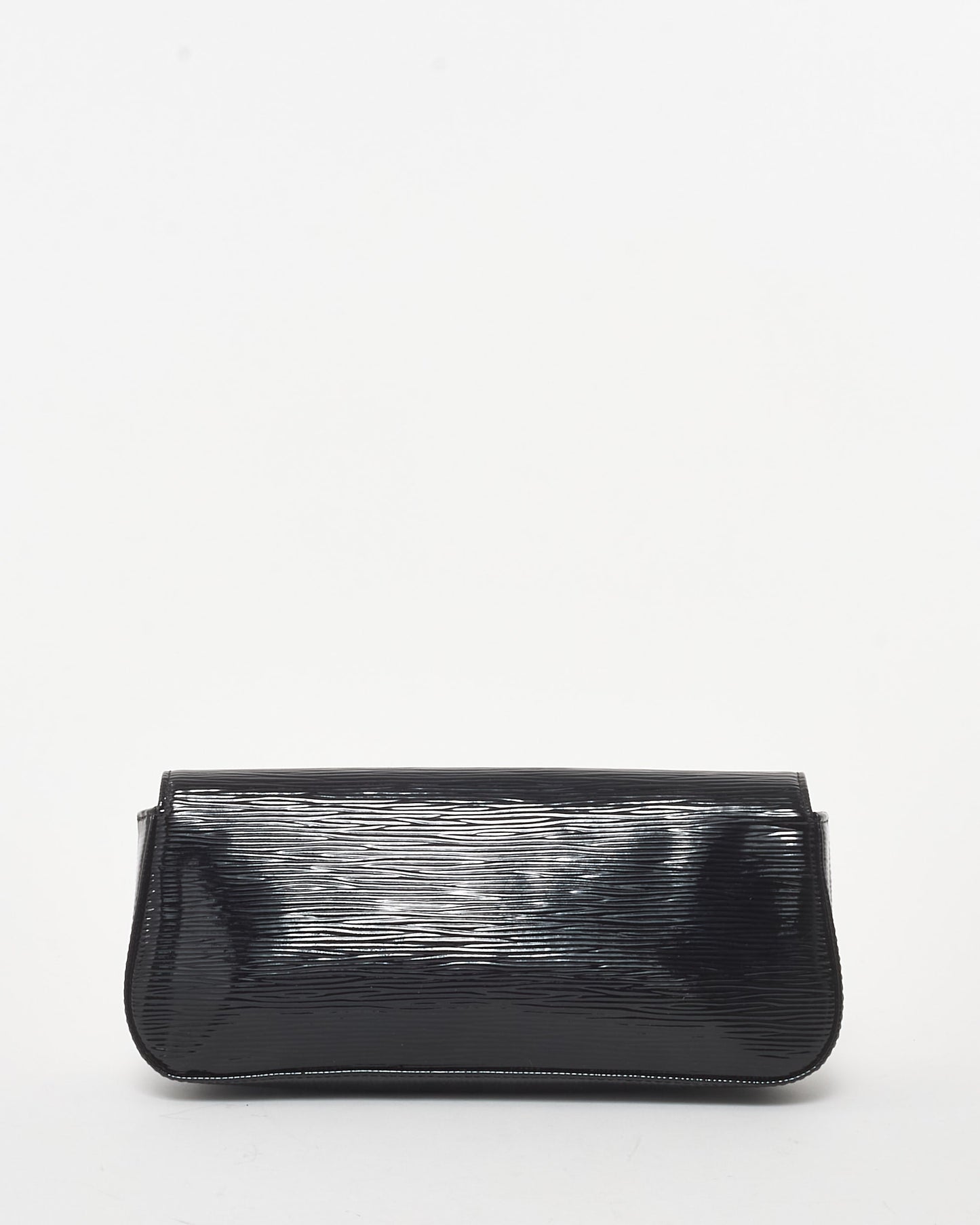 Louis Vuitton Black Electric Epi Vernis Leather Sobe Clutch Bag