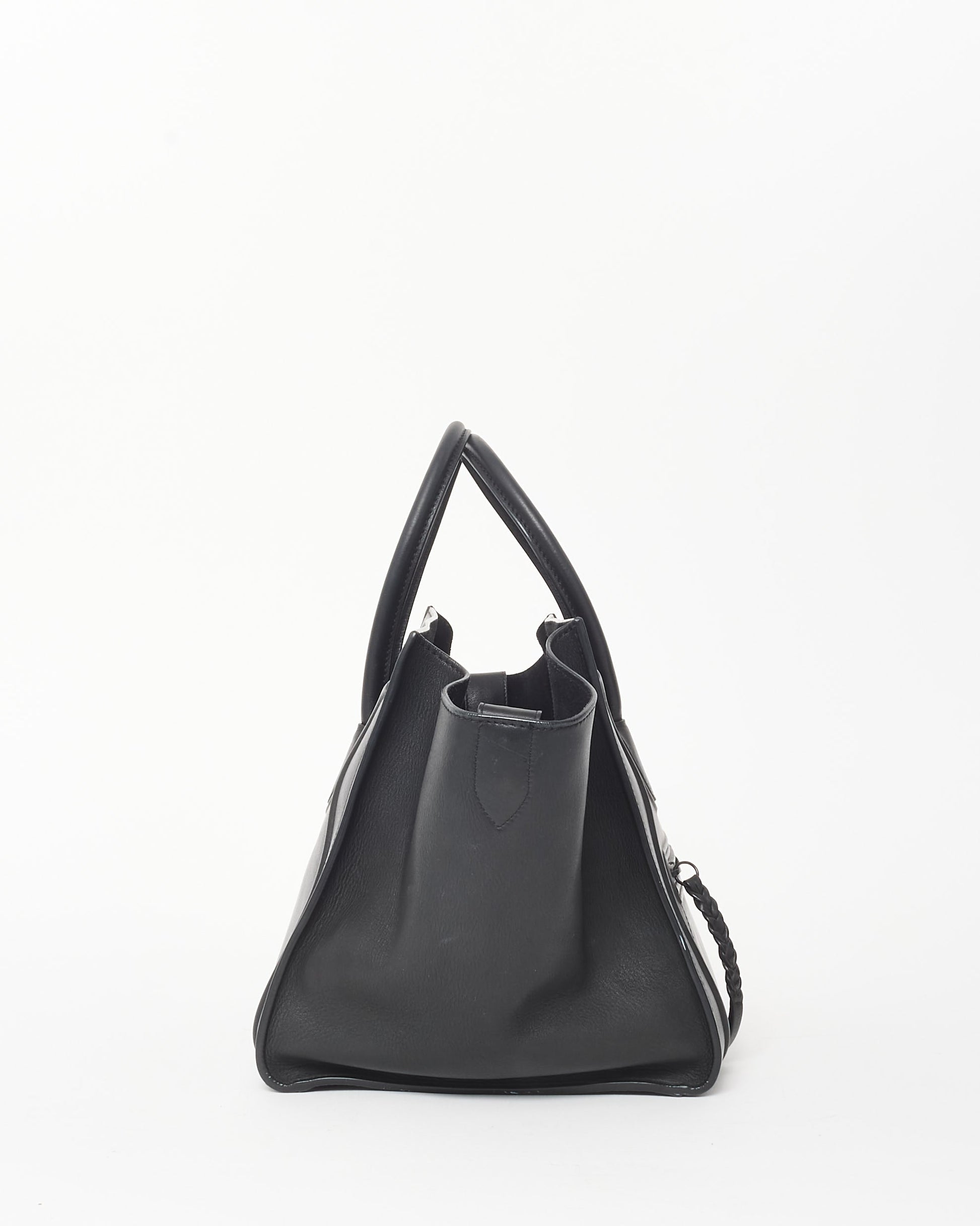 Celine Black Leather Medium Phantom Luggage Tote