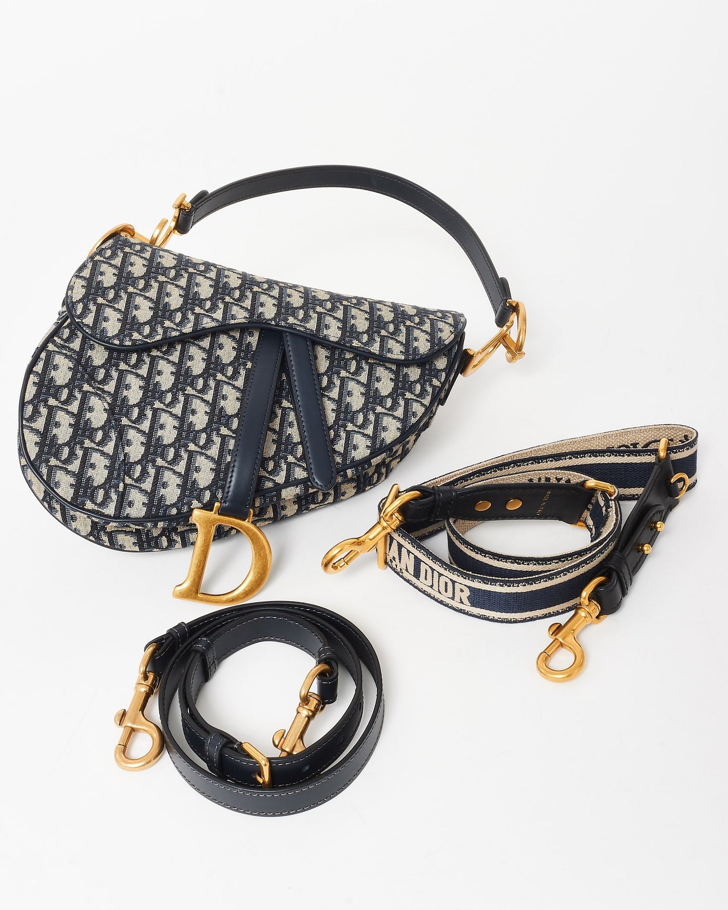 Dior Monogram Leather Canvas Crossbody