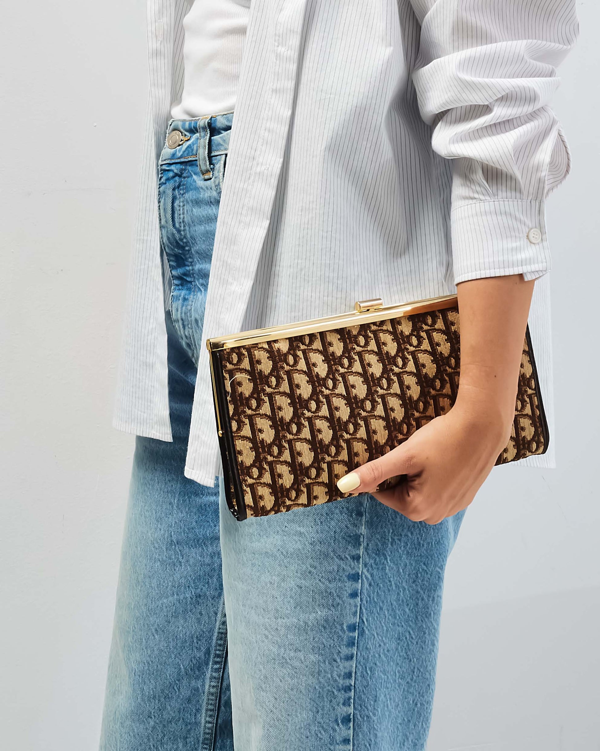 Dior Canvas Clutch