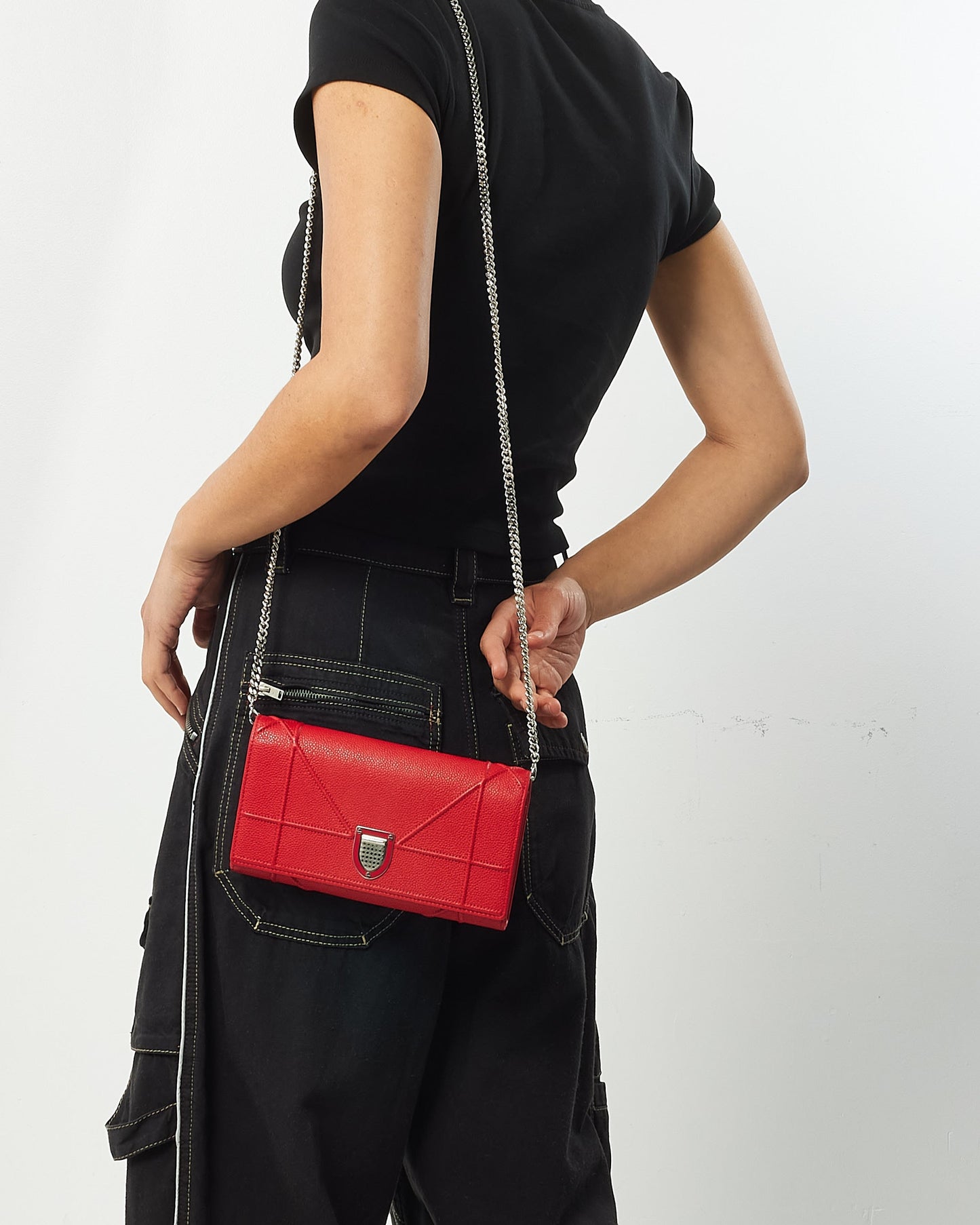 Dior Chain Leather Crossbody