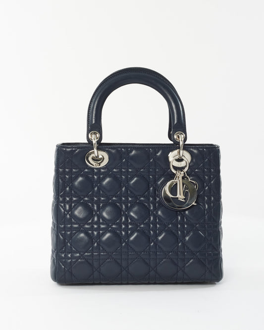 Dior Lady Dior Leather Handbag