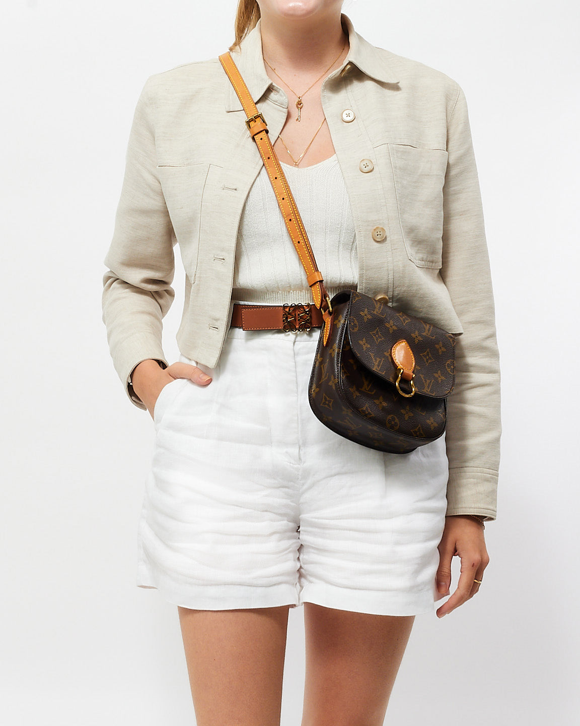 Louis Vuitton Monogram Canvas Saint Cloud Crossbody Bag