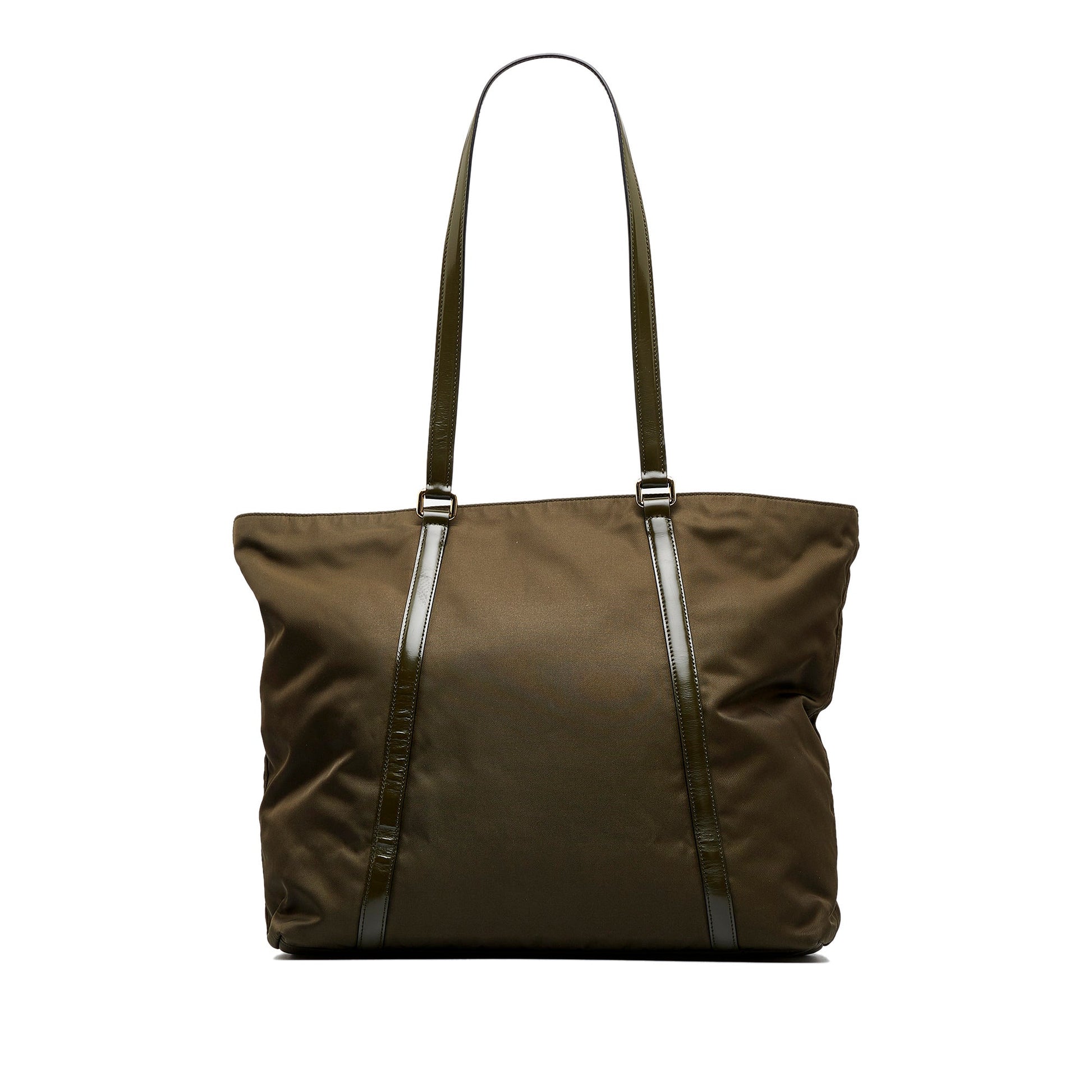 Prada Tessuto Green Nylon Canvas Luxury Handbag