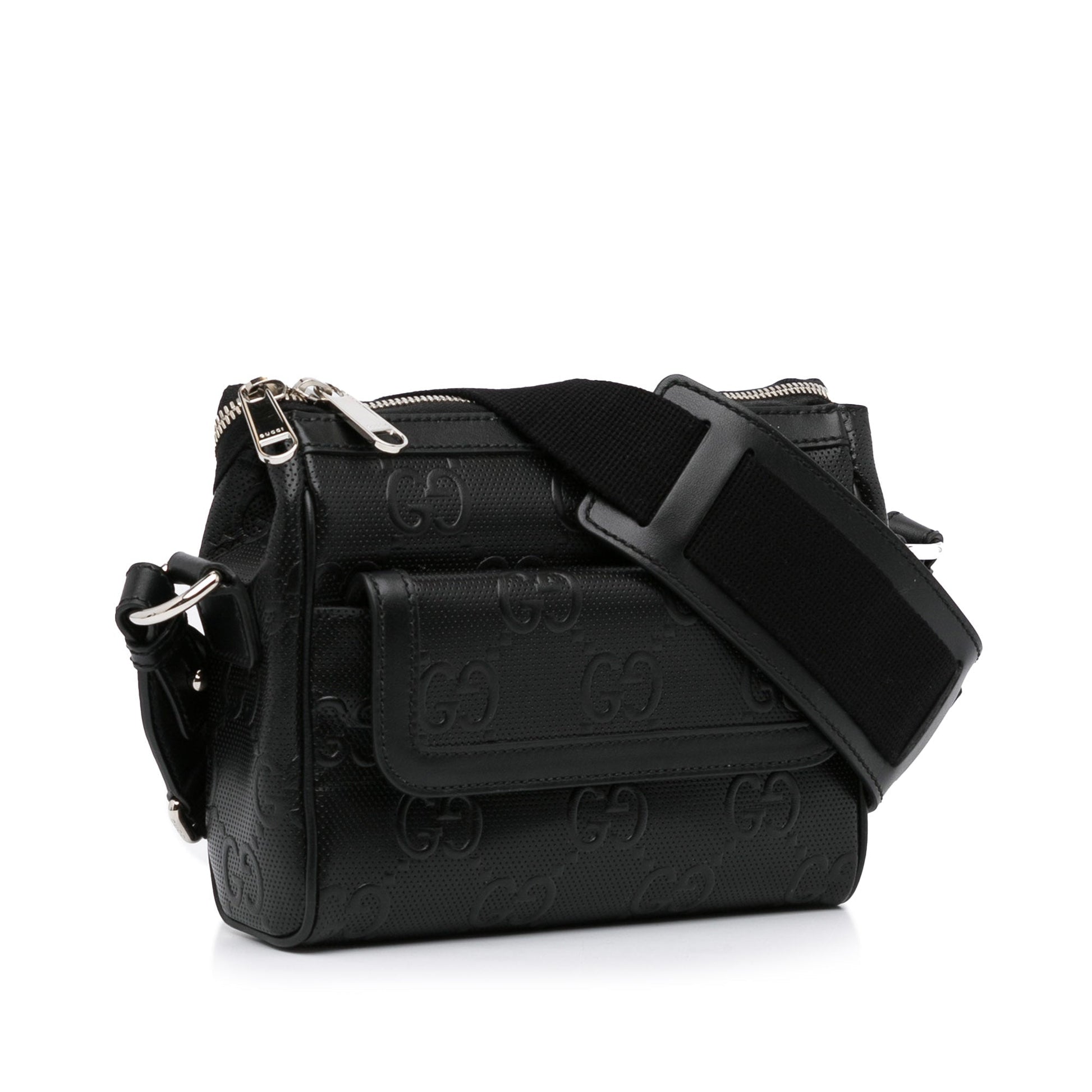 Gucci Black Leather Crossbody Style 2