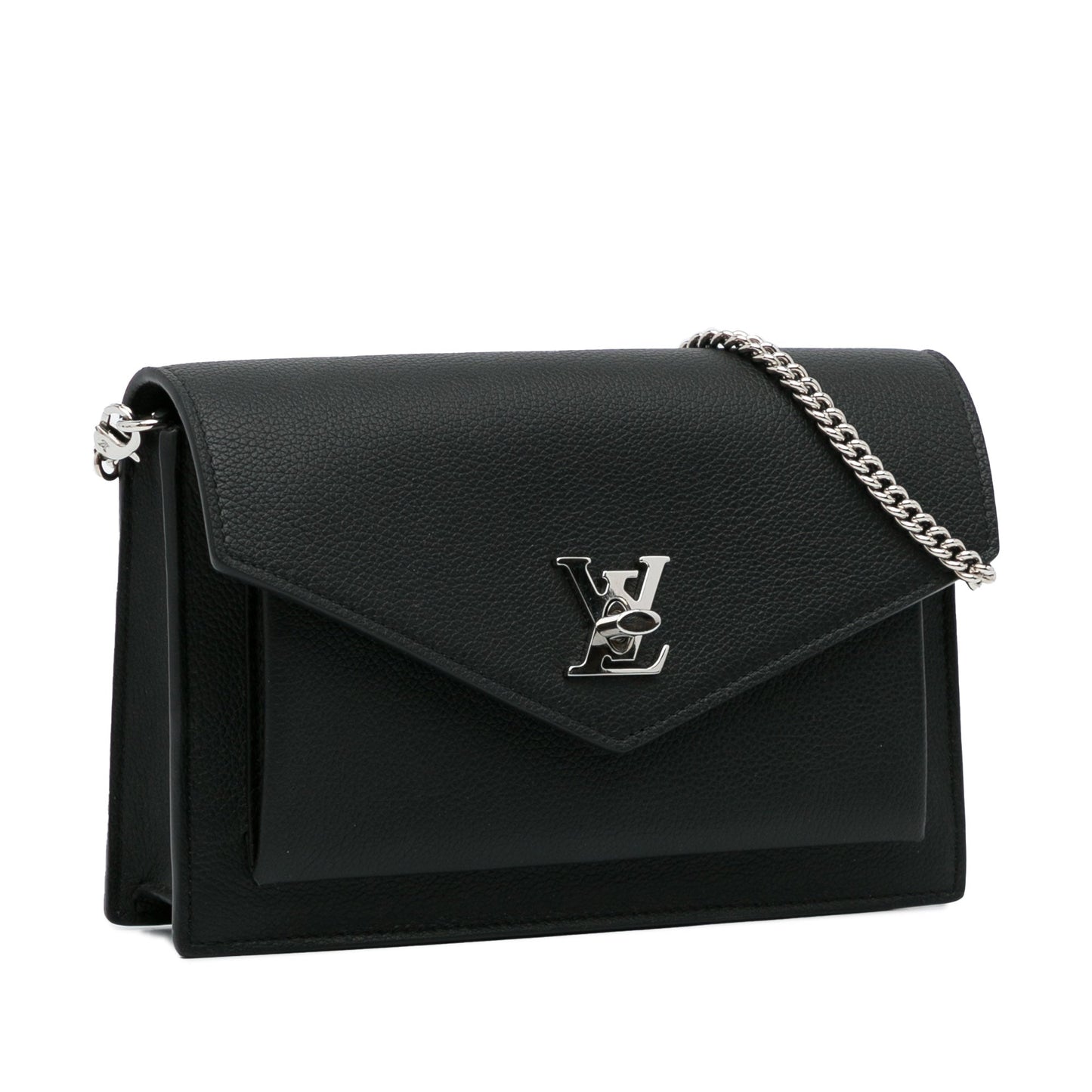Louis Vuitton Mylockme Black Calfskin Handbag