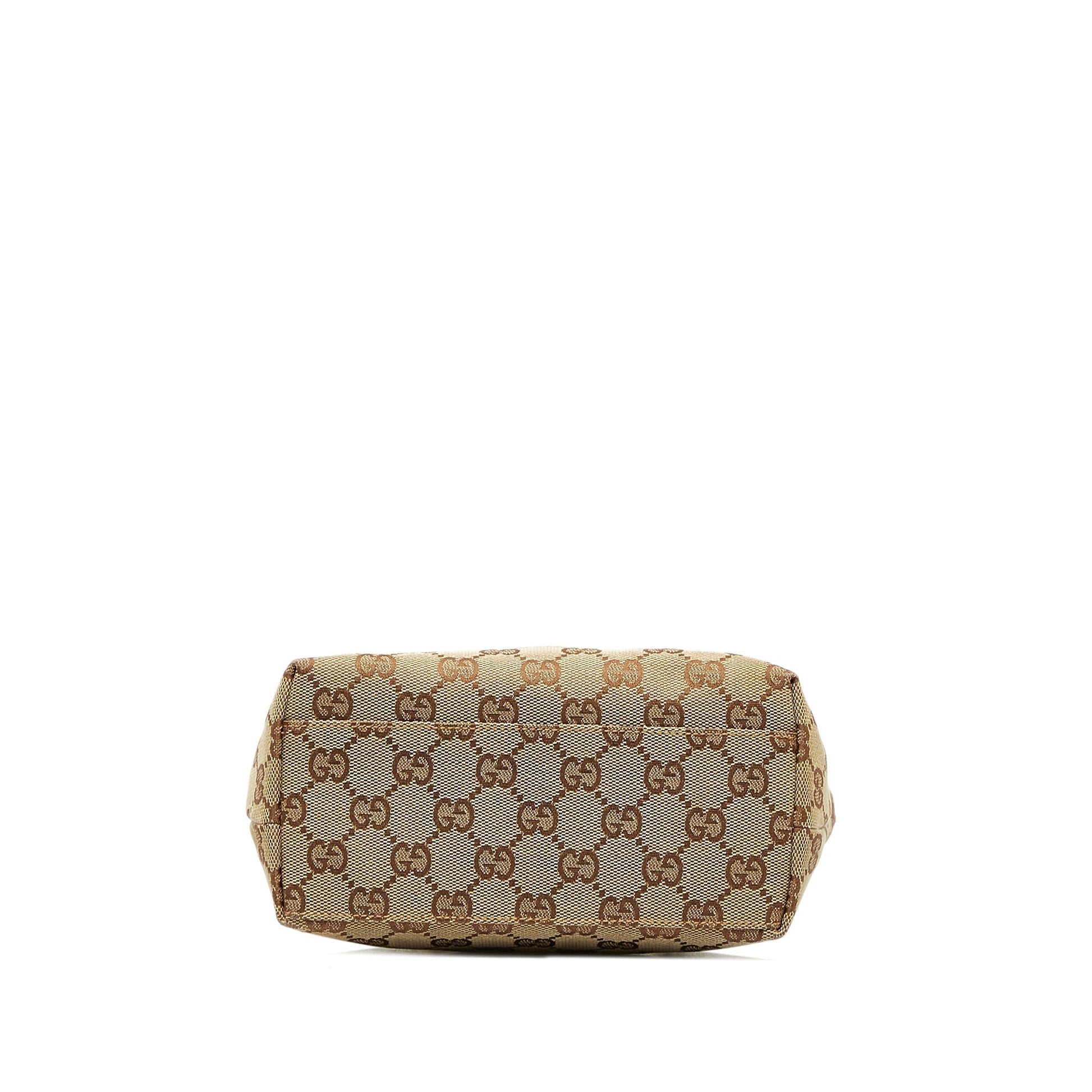 Gucci Leather Canvas Handbag