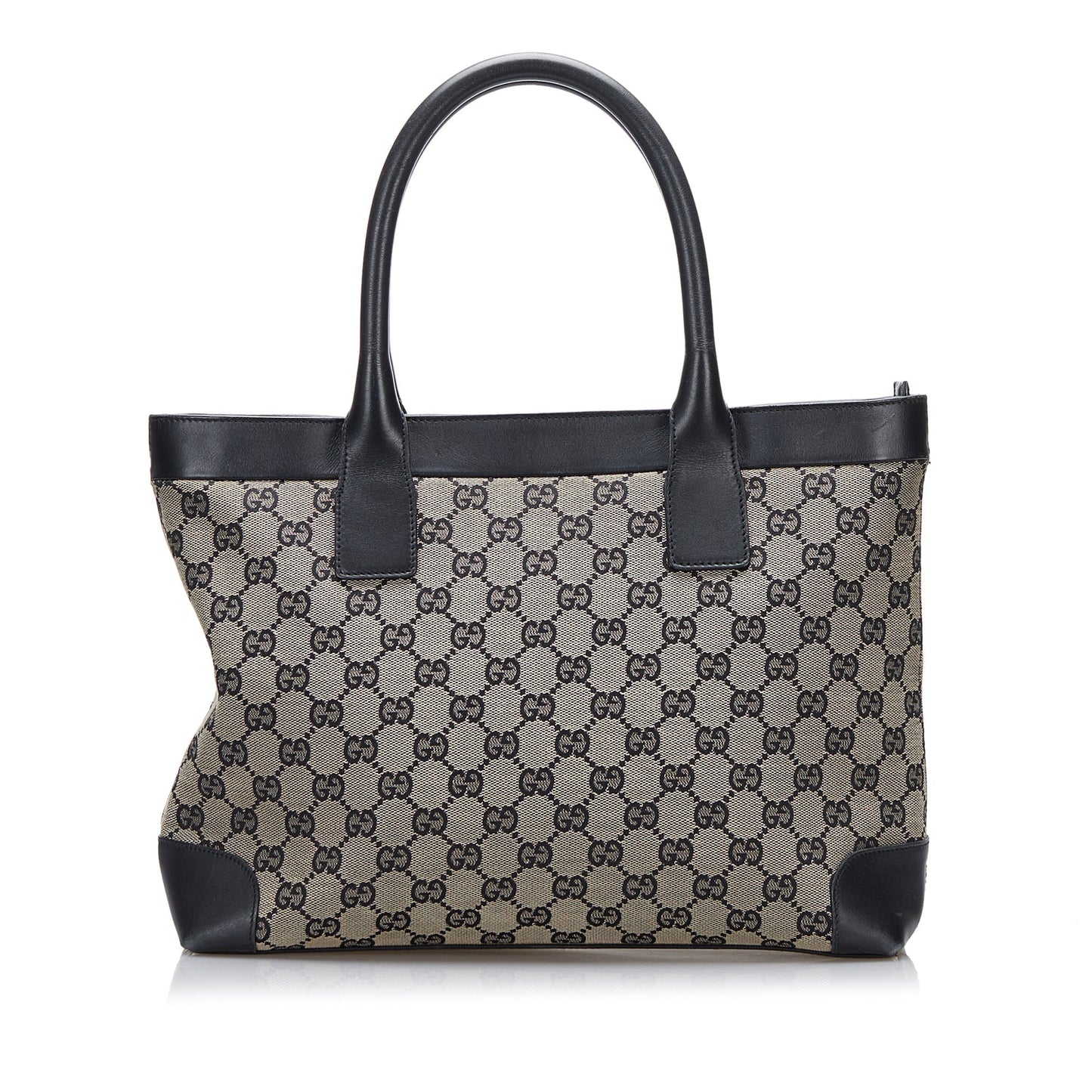 Gucci Leather Canvas Tote Style 36