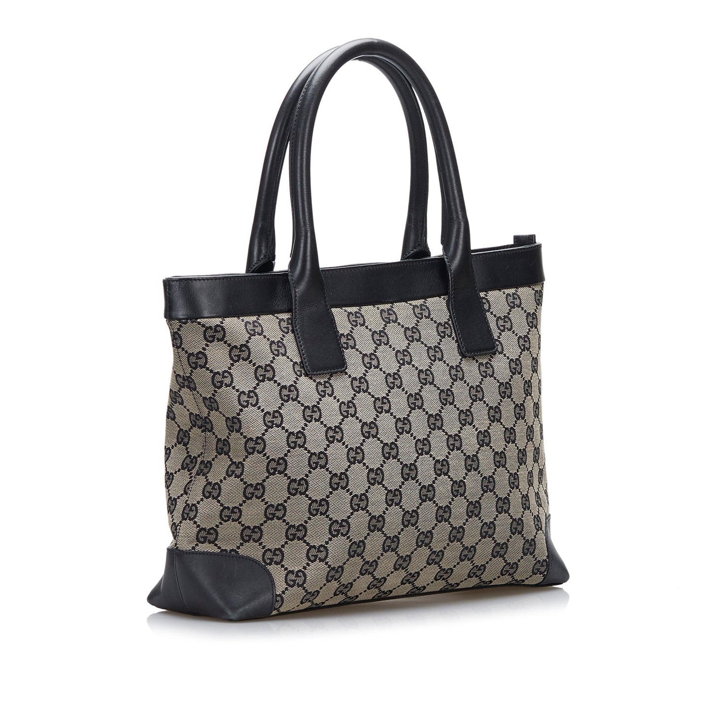 Gucci Leather Canvas Tote Style 36