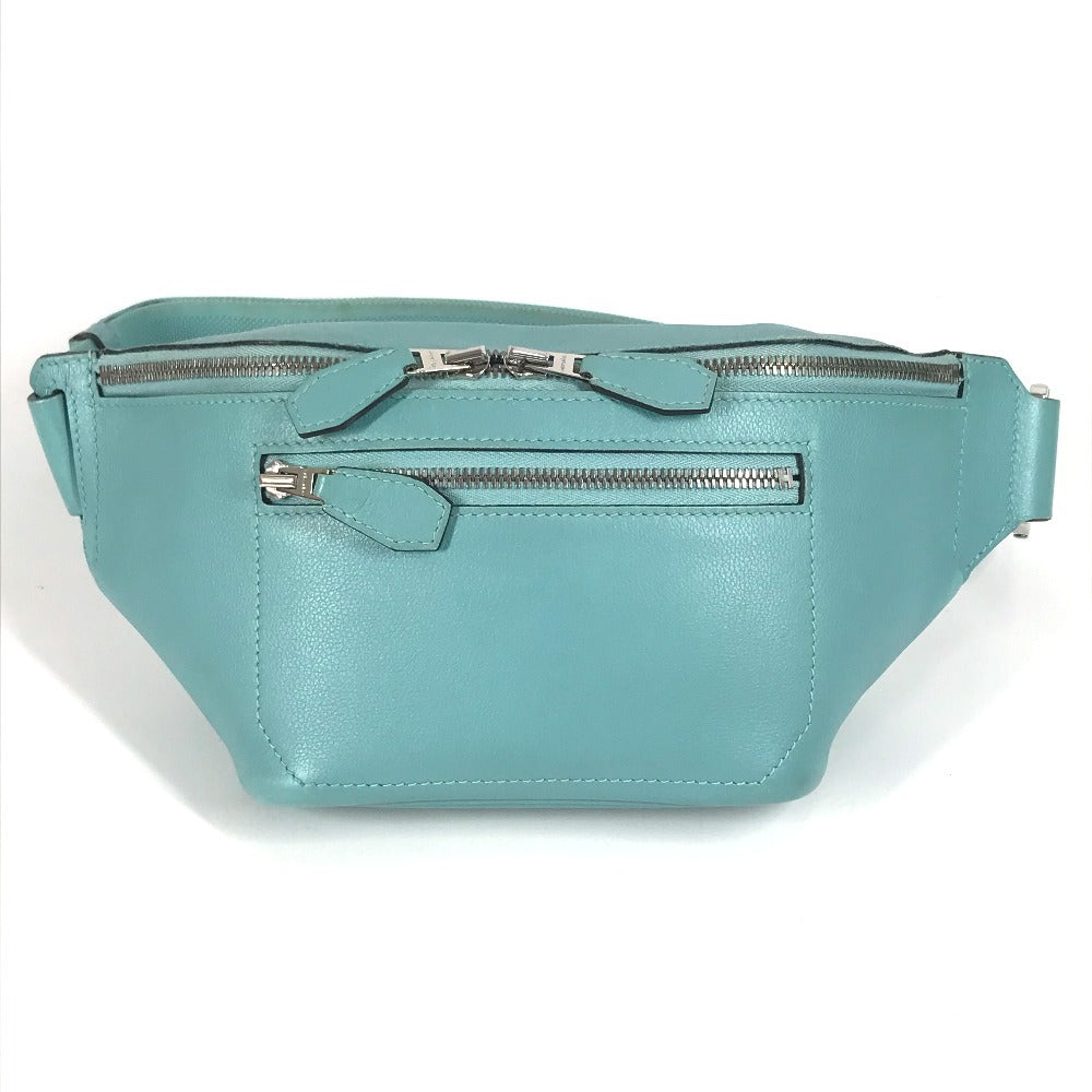 HERMES Sling bag Evercolor blue Shoulder Bag City slide cross PM