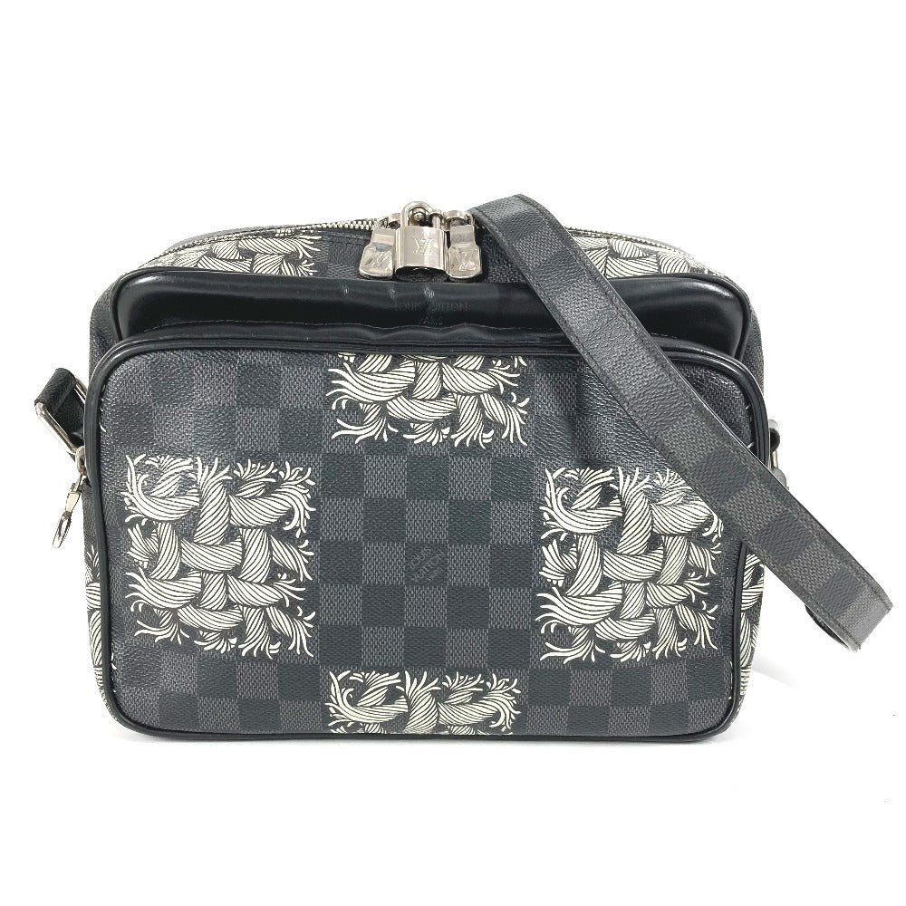 LOUIS VUITTON Shoulder Bag Damier Grafitto Canvas black Damier Graphite Christopher Nemeth NilPM Nil PM