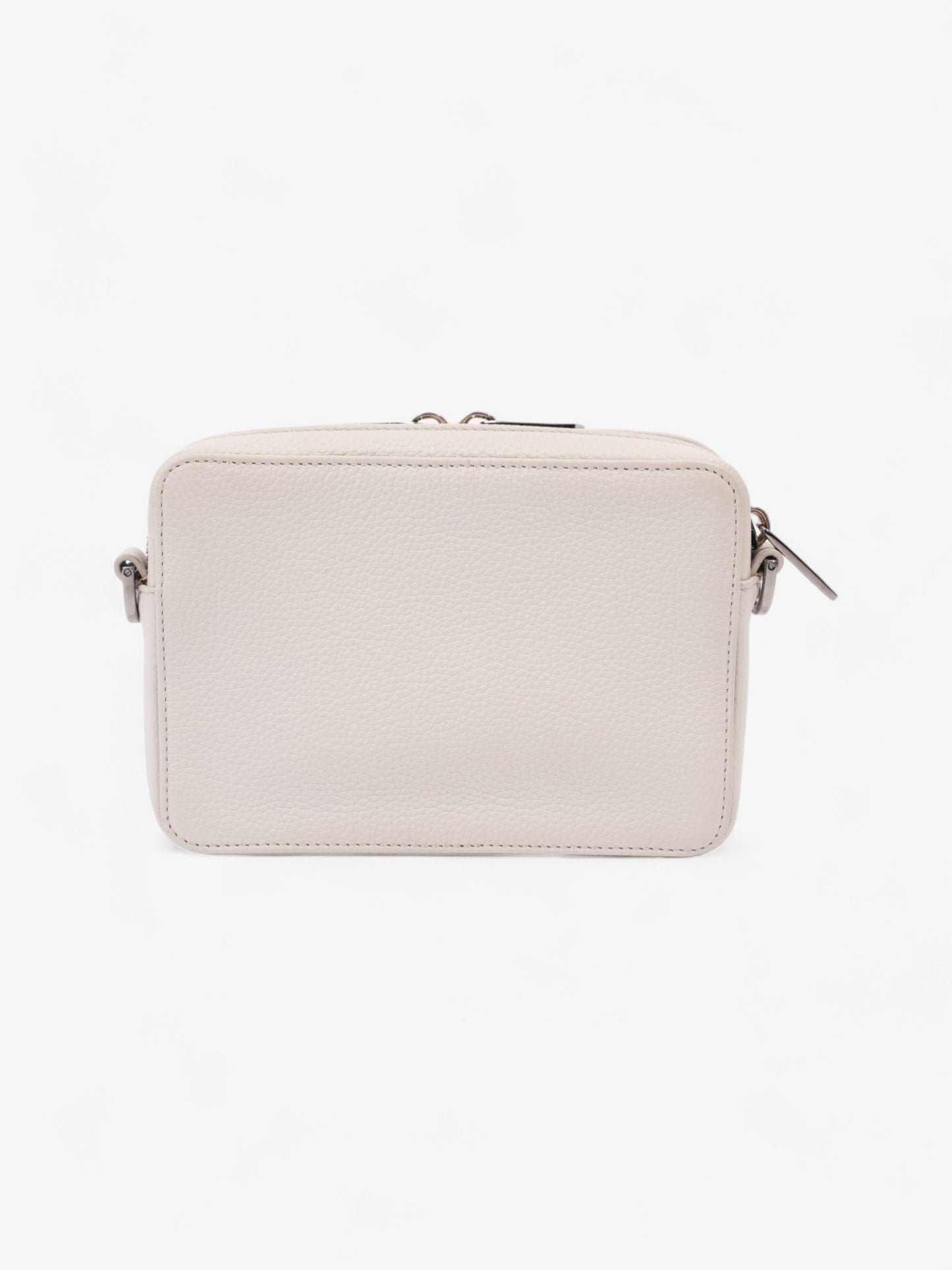 Christian Dior Double Zipped Messenger  Cream Leather