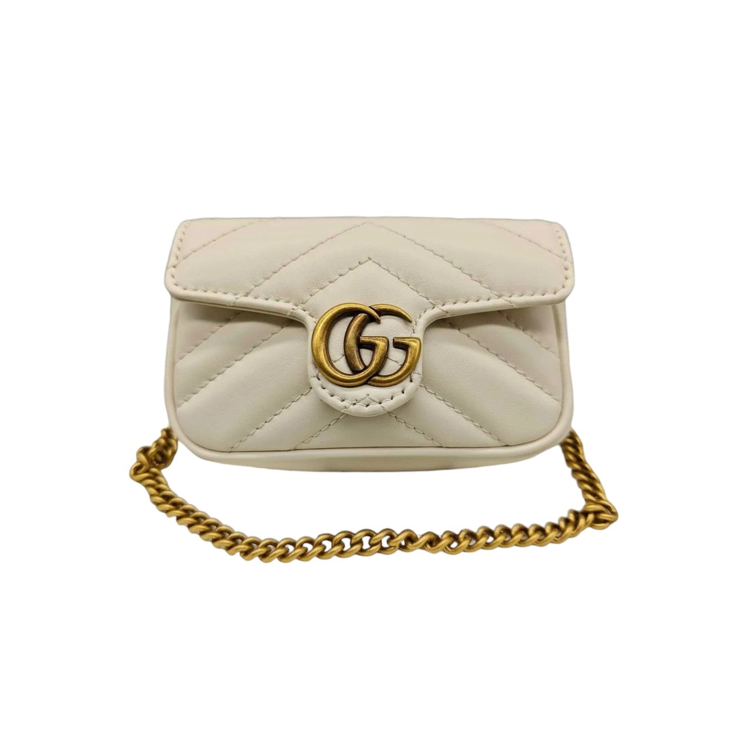 Gucci Chain Leather Shoulder Bag