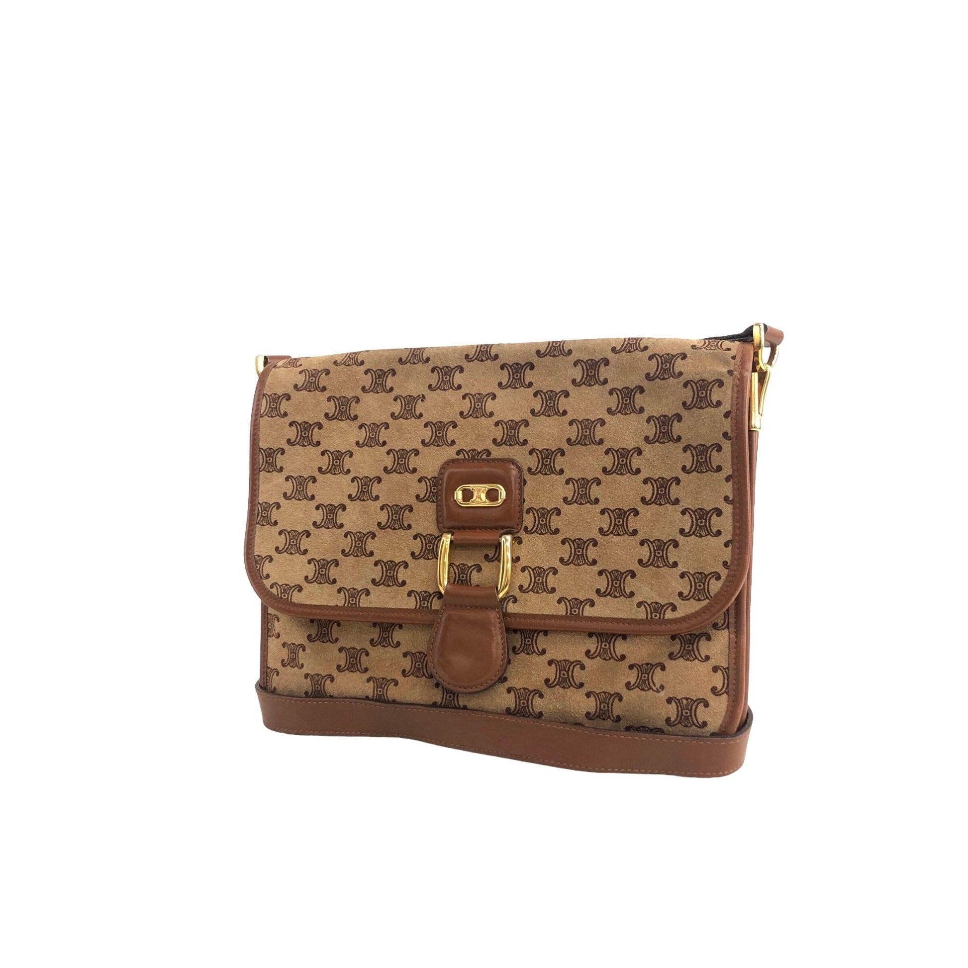 CELINE Shoulder bag Brown aimcin