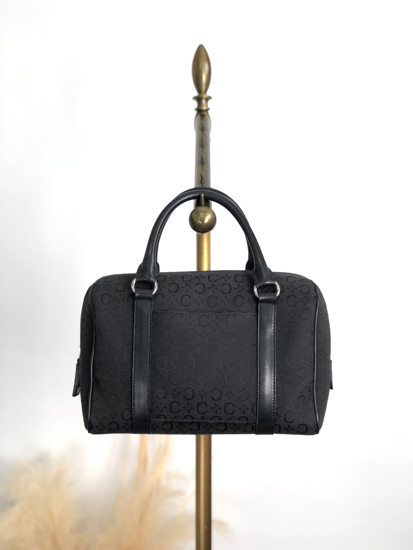 CELINE Small Boston bag Handbag Black w8thgk