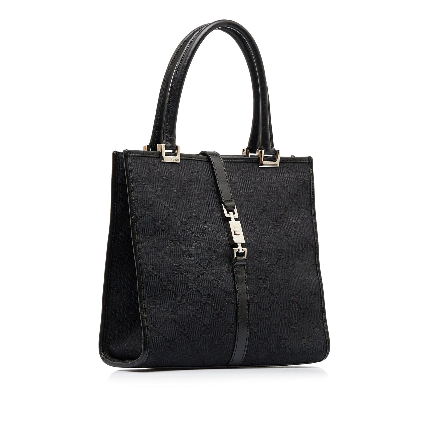Gucci Leather Canvas Tote