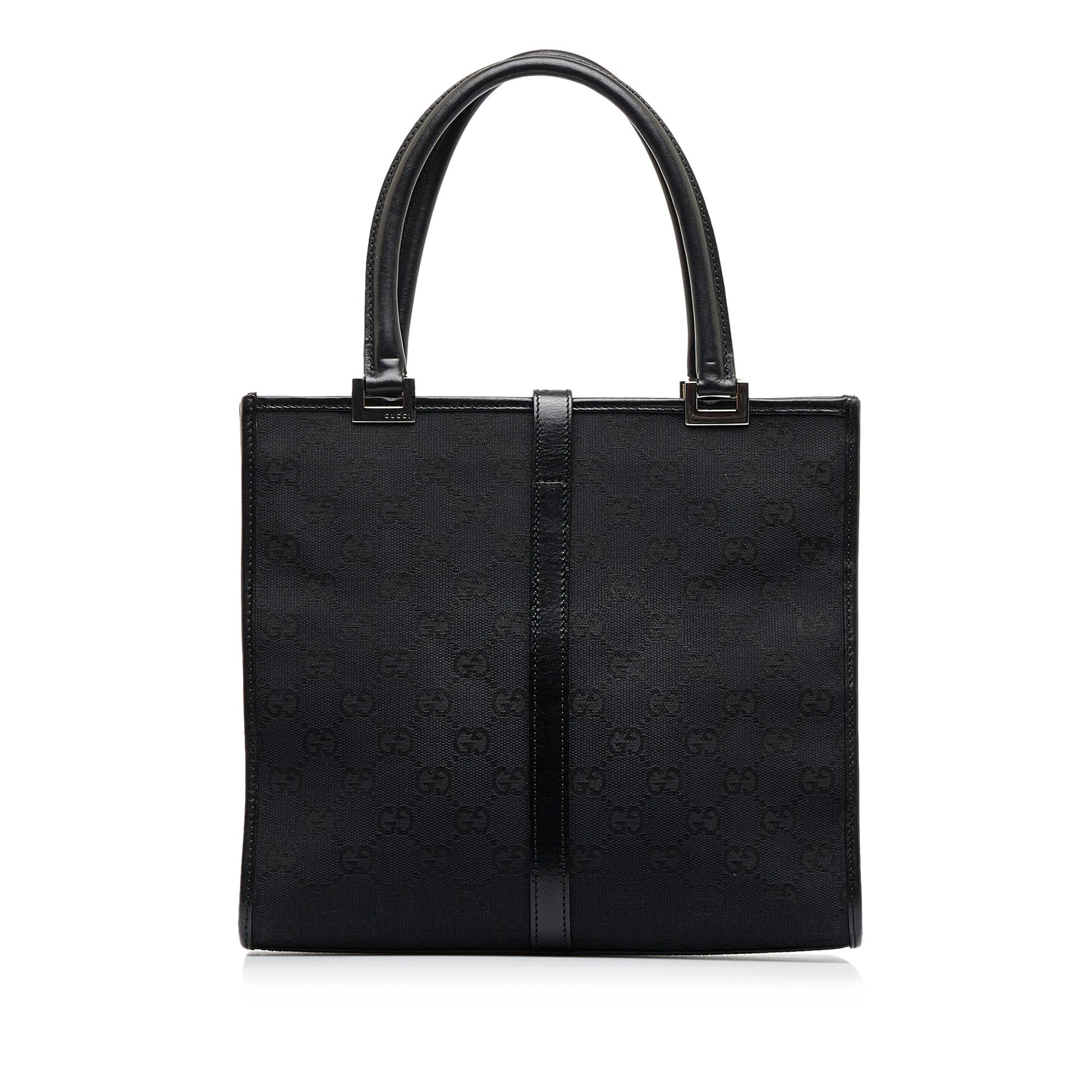Gucci Leather Canvas Tote
