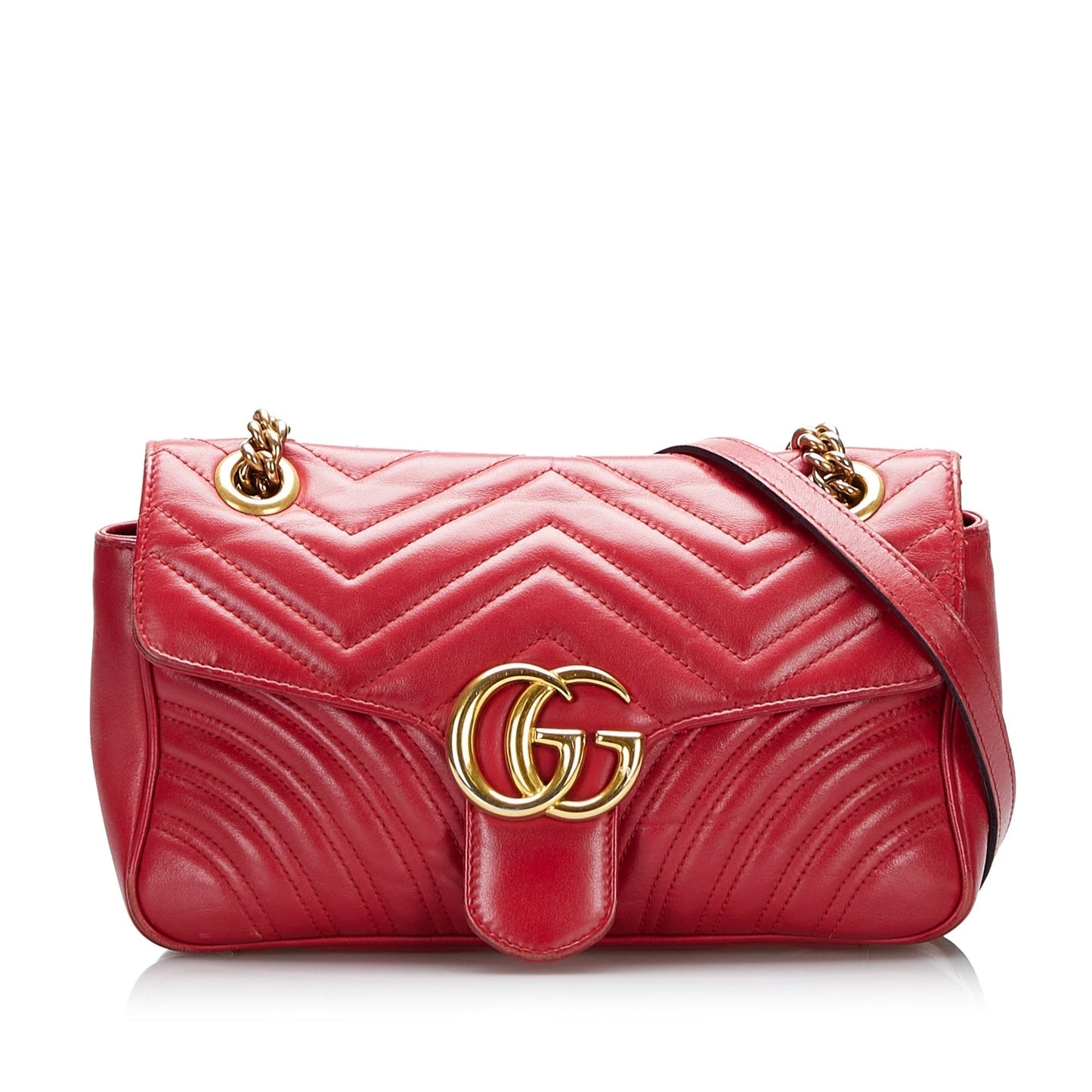 Gucci Chain Leather Shoulder Bag