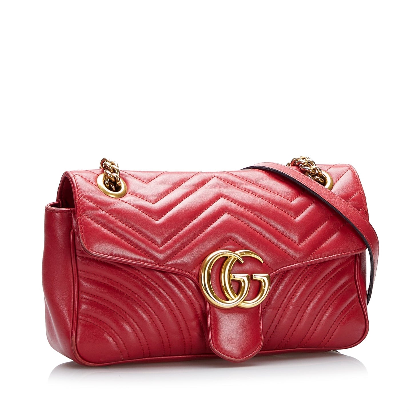 Gucci Chain Leather Shoulder Bag
