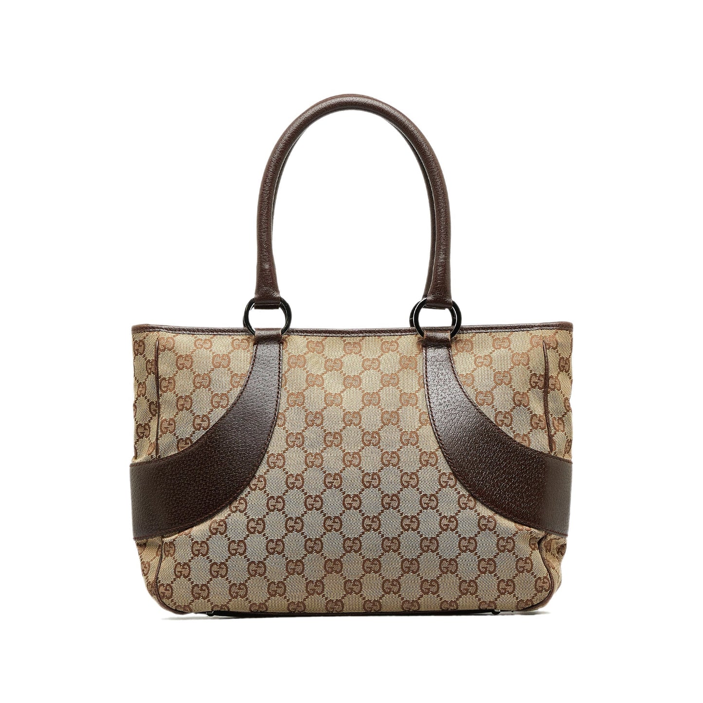 Gucci Leather Canvas Tote