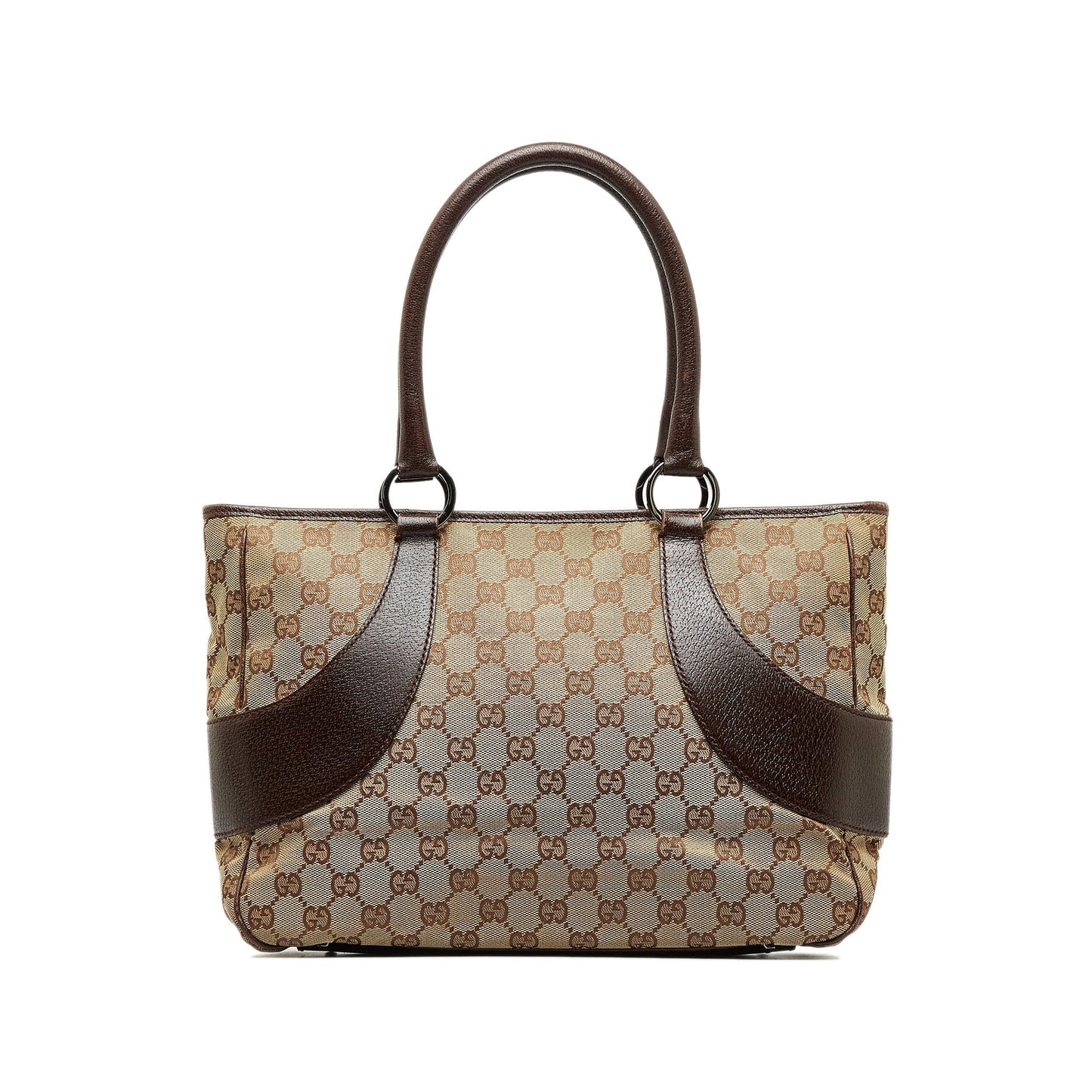 Gucci Leather Canvas Tote
