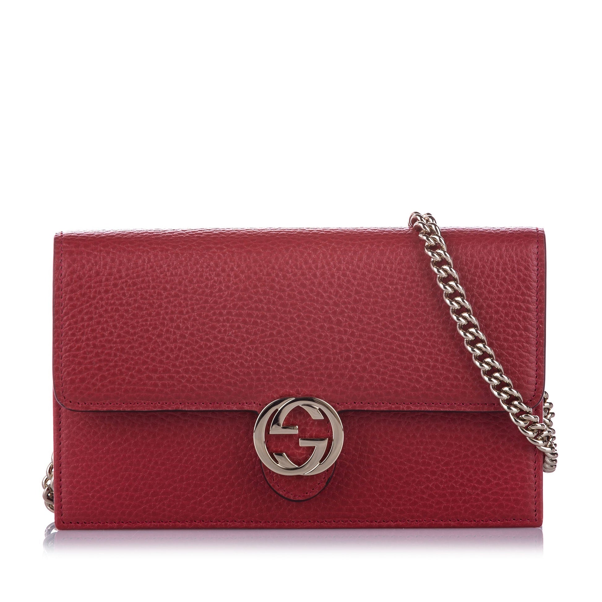 Gucci Chain Leather Crossbody