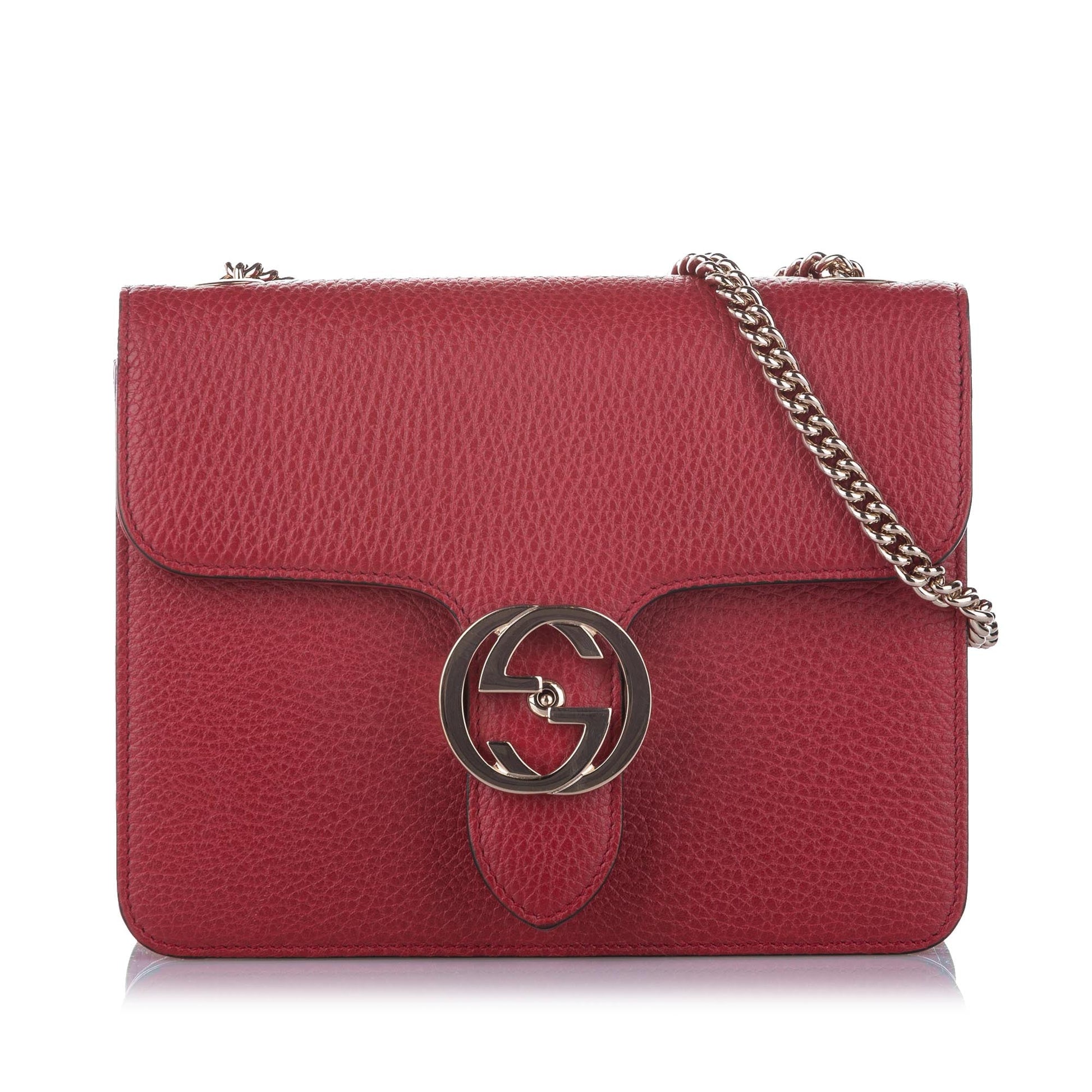Gucci Chain Leather Crossbody