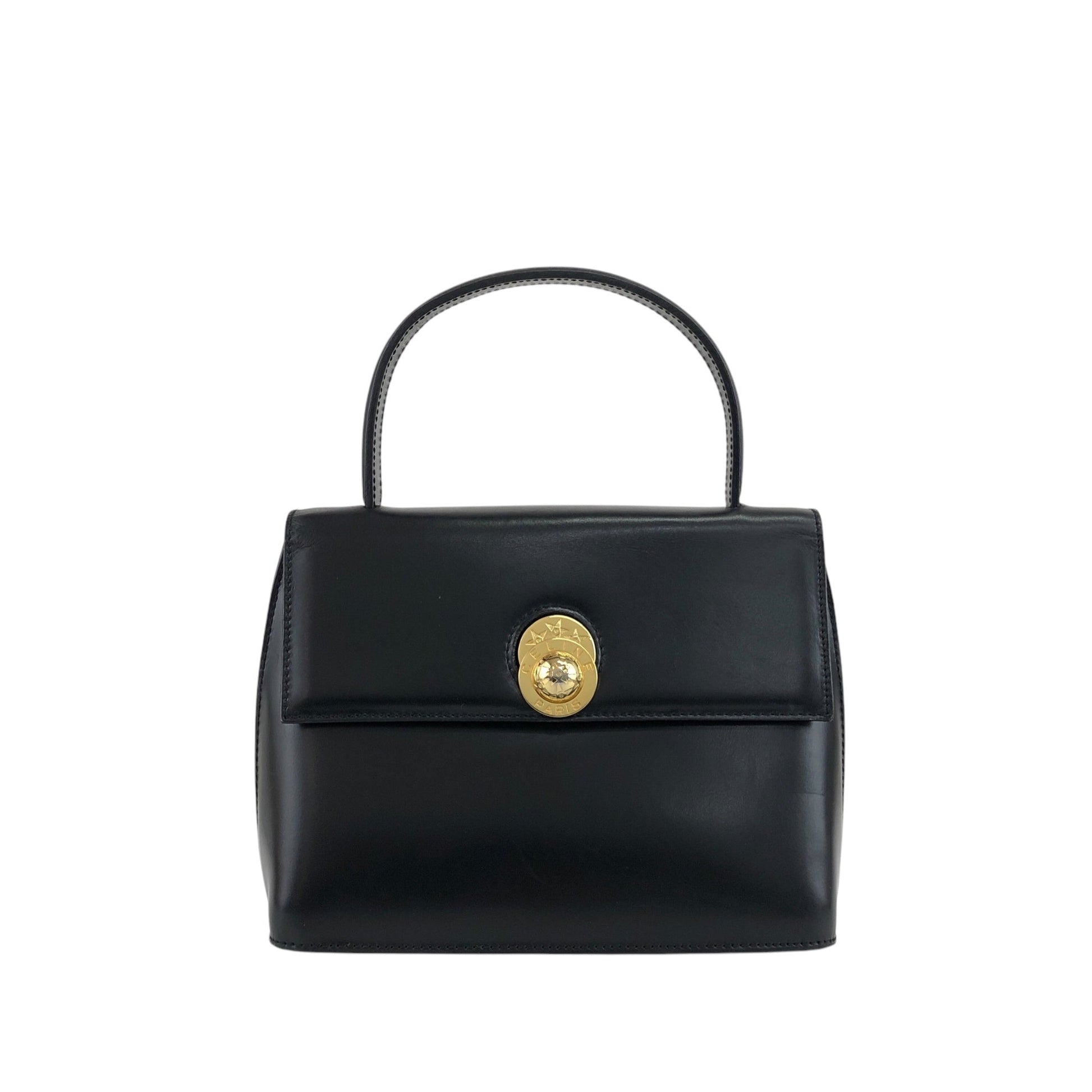 CELINE Starball Handbag Black 5fj8x2