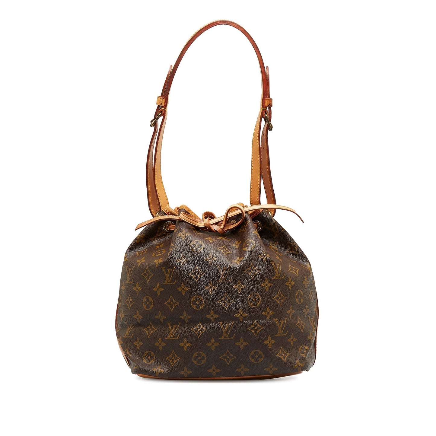 LOUIS VUITTON Monogram Petit Noe Bucket Bag