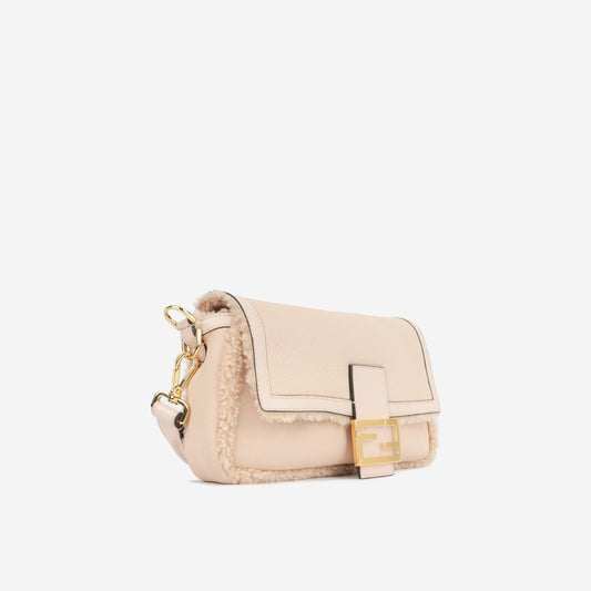 Fendi Shearling Baguette