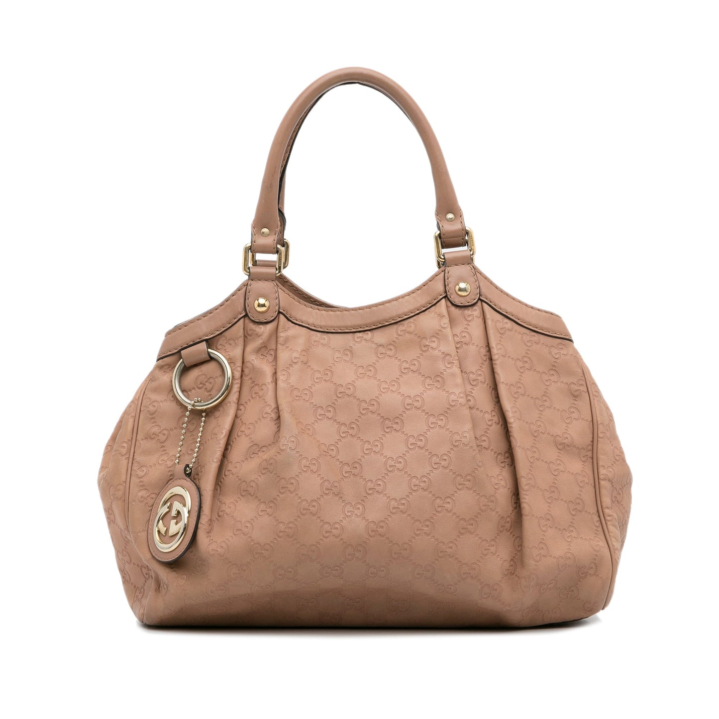 Gucci Guccissima Pink Leather Tote Style 5