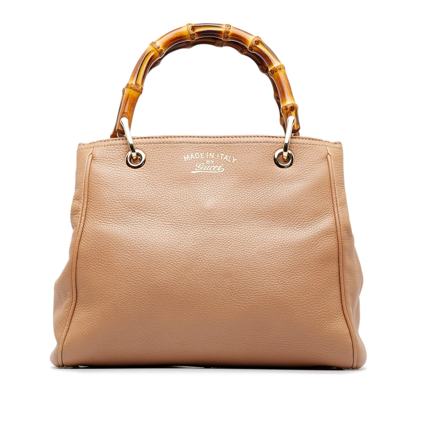 Gucci Bamboo Brown Leather Tote Style 4