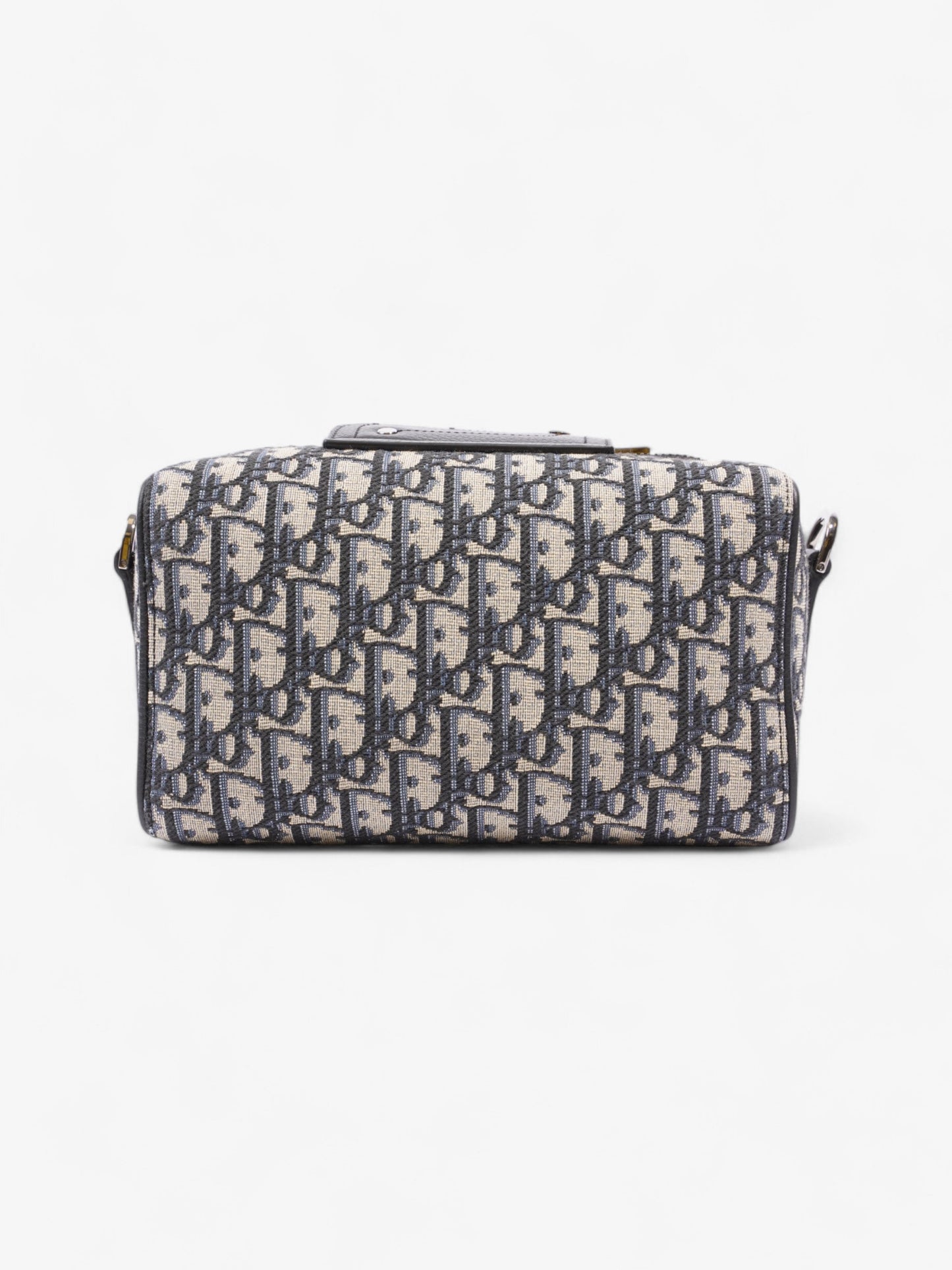 Christian Dior Lingot Duffle Black Oblique / Beige Canvas