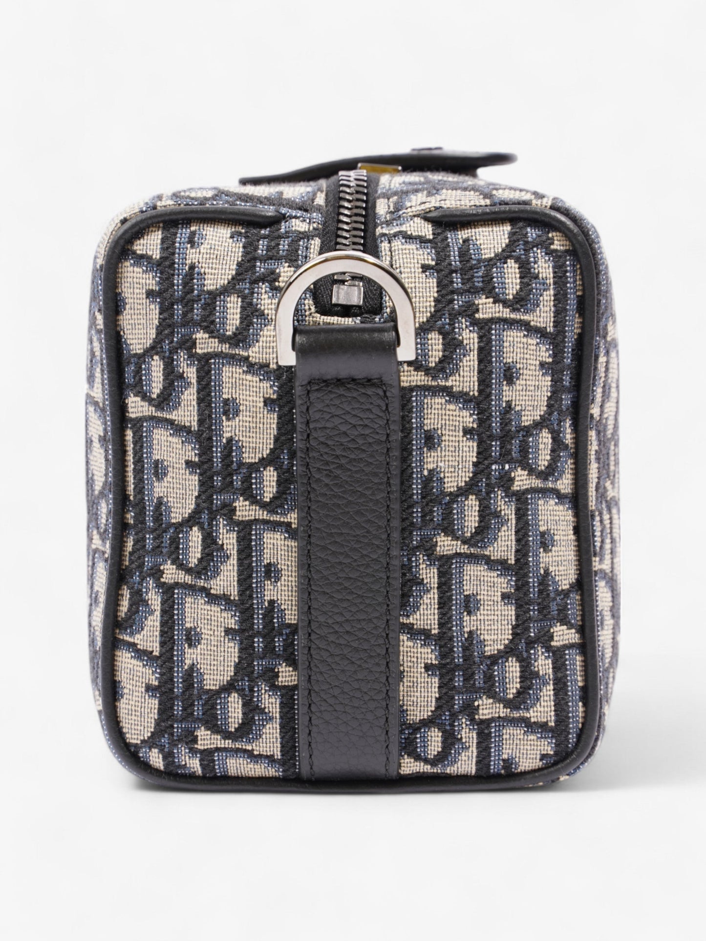 Christian Dior Lingot Duffle Black Oblique / Beige Canvas
