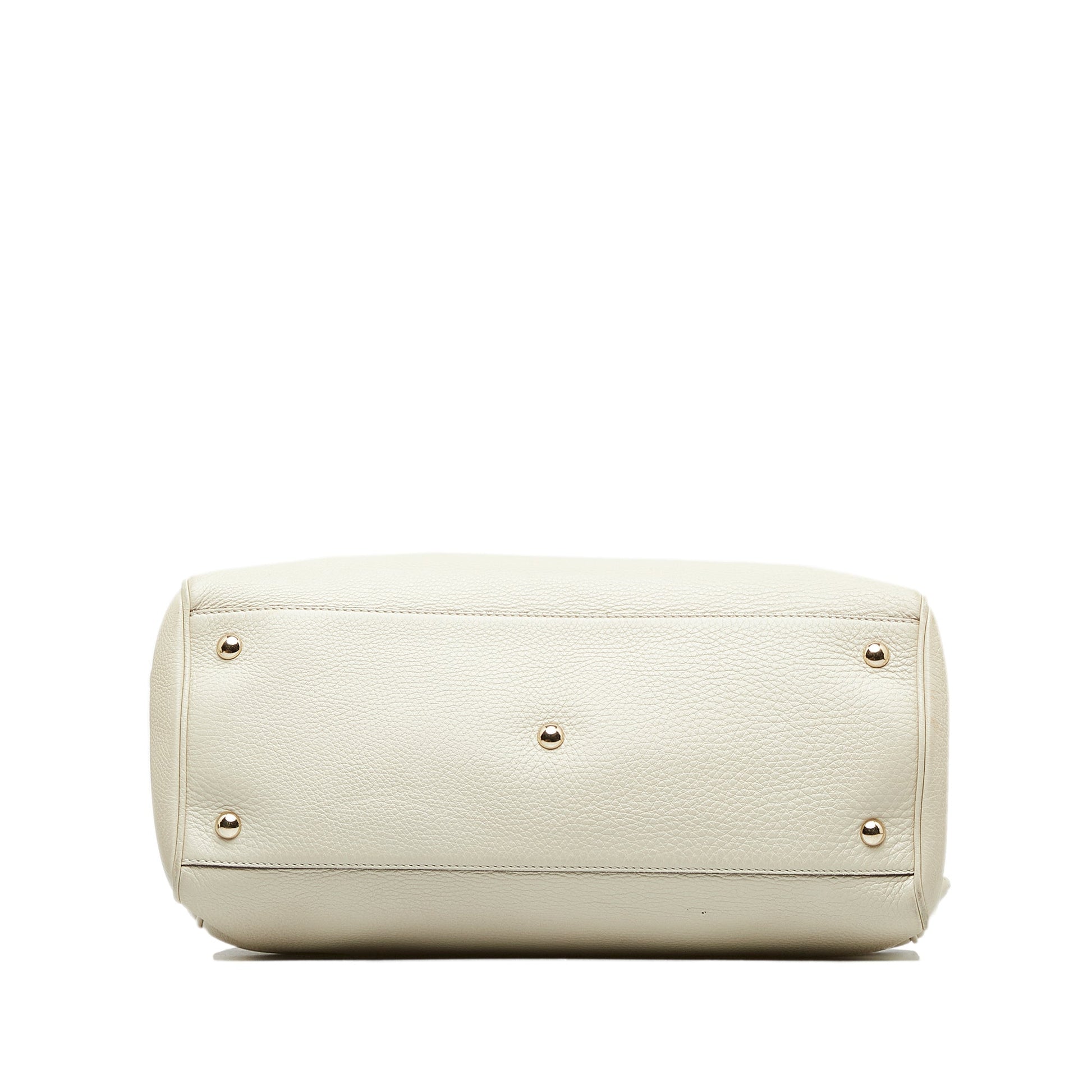 Gucci Leather Top Handle Tote