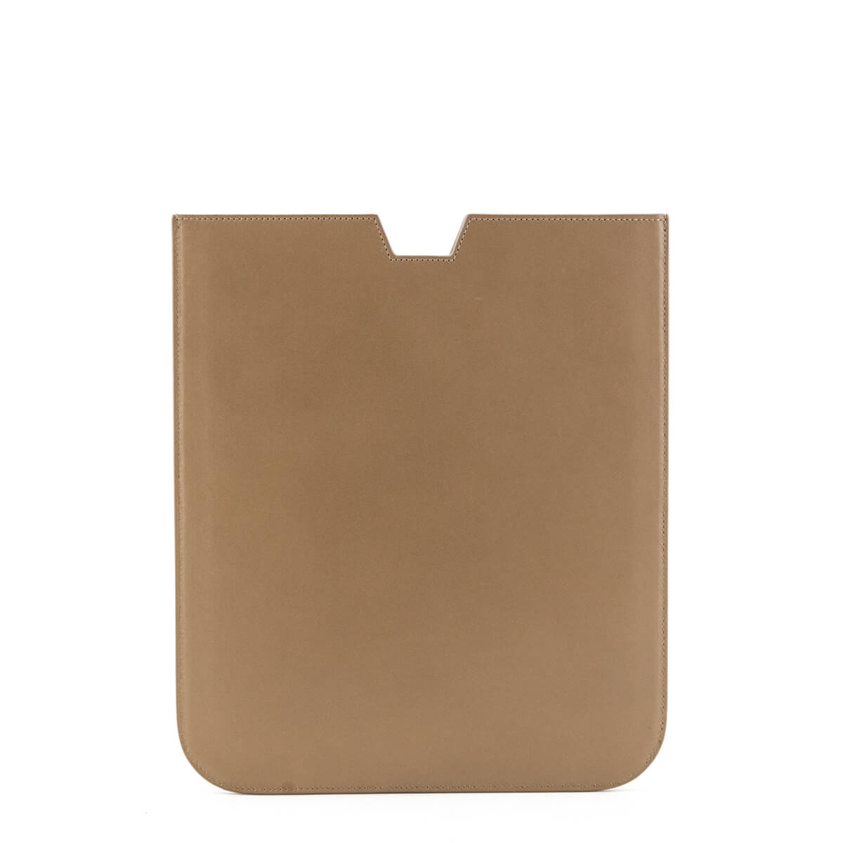Luxury Saint Laurent Trending 2026 Beige Smooth Calfskin iPad Case