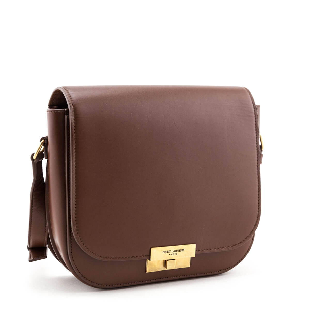 Luxury Saint Laurent Trending 2025 Brown Smooth Calfskin Betty Satchel