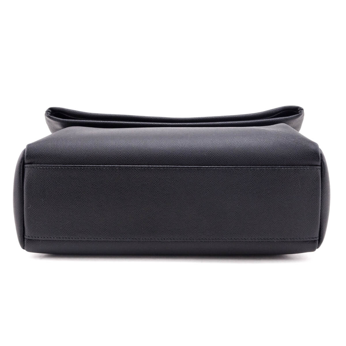 Luxury Saint Laurent Trending 2025 Black Grain De Poudre Medium West Hollywood Monogram Fold-Over Bag
