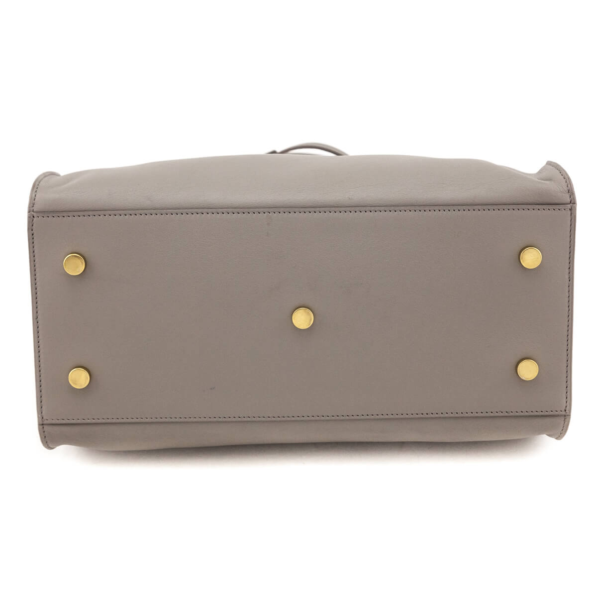 Luxury Saint Laurent Trending 2025 Gray Calfskin Small Monogram Cabas Bag